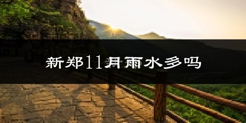 新郑11月雨水多吗?