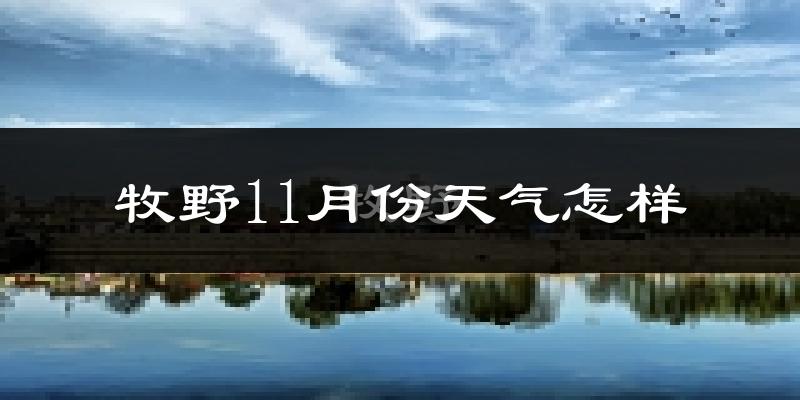 牧野11月份天气怎样?牧野十一月冷不冷?