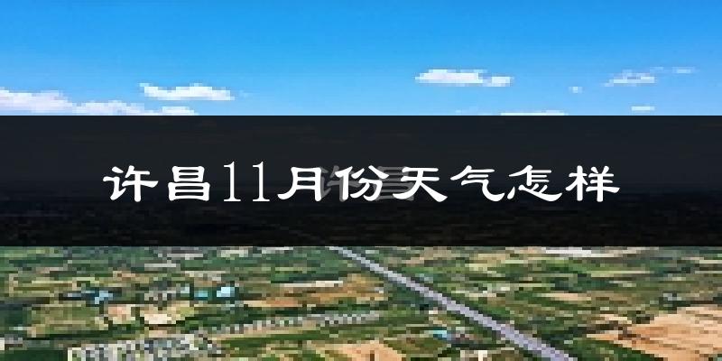 许昌11月份天气怎样?许昌十一月冷吗?