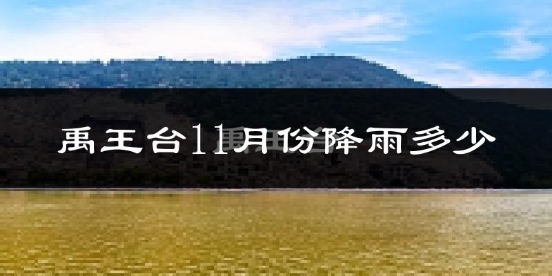 禹王台11月份降雨多少?