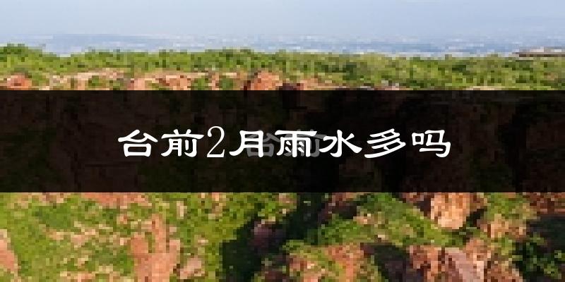 台前2月雨水多吗?