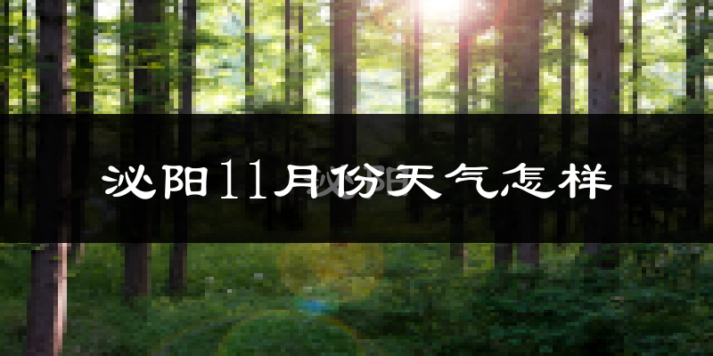 泌阳11月份天气怎样?泌阳十一月冷吗?