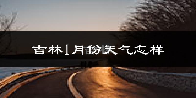 吉林市1月份天气如何?很冷吗?