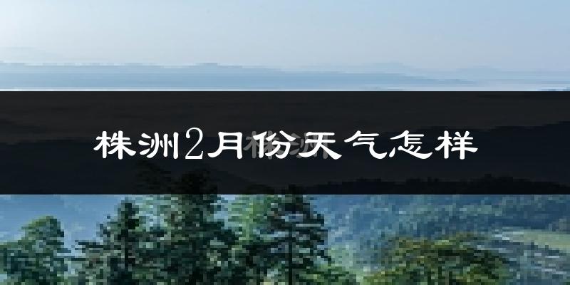 株洲市2月份天气如何?冷吗?