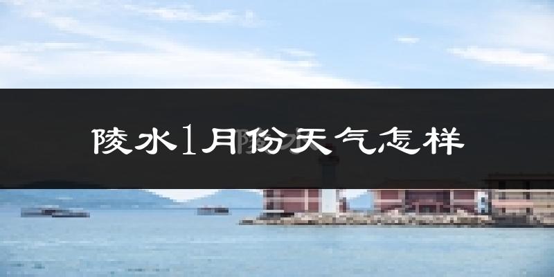 陵水黎族自治县1月份天气如何?冷吗?